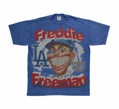 'Teeth & Trophies' Freddie Freeman Bobble Head Tee