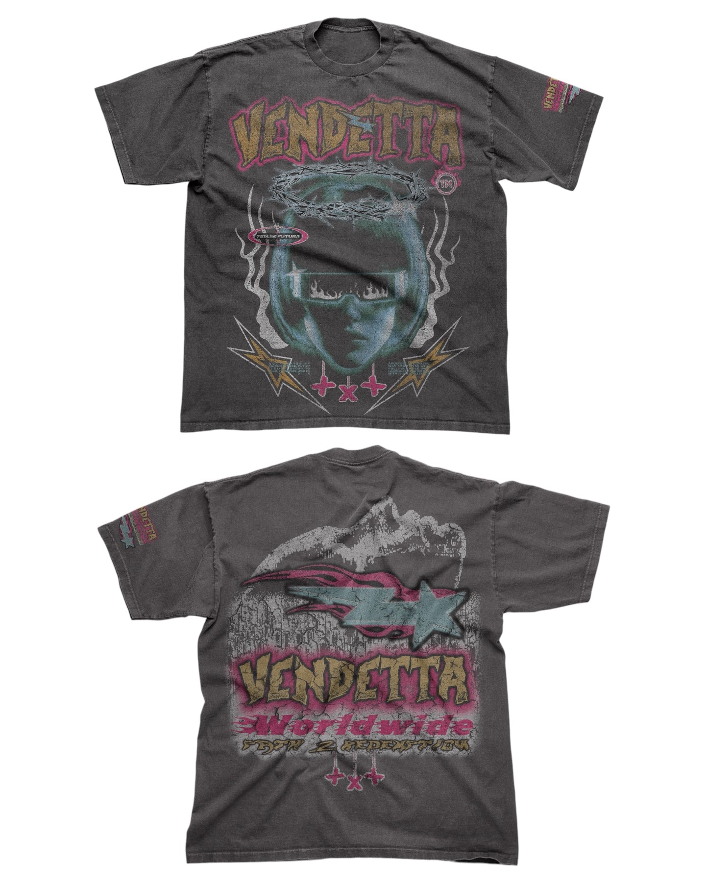 "FEMME FUTURA" Graphic Tee | VENDETTA